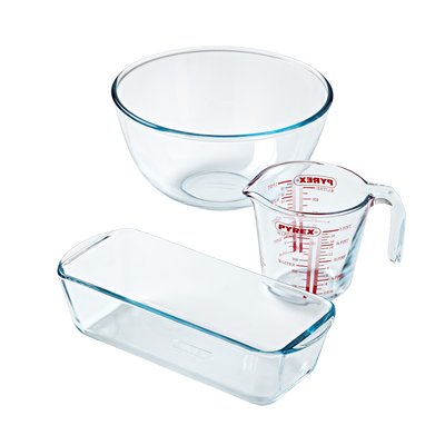 Kit pâtisserie : Broc mesureur / jatte 2L / Moule spécifique PYREX