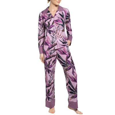 Ensemble pyjama long en coton et modal ROMA IMPETUS WOMAN