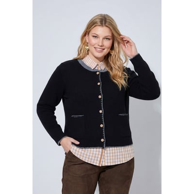 Cardigan à col montant et boutons ULLA POPKEN