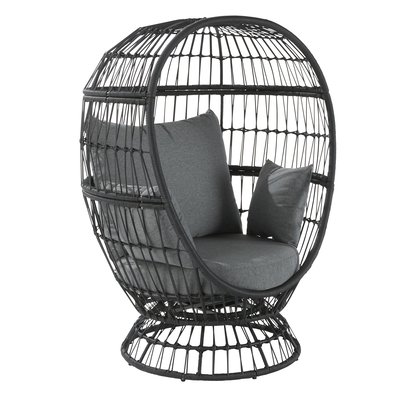 Fauteuil suspendu en acier, JUNO NATERIAL