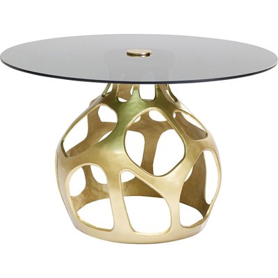 Table en verre et aluminium, VOLCANO KARE DESIGN