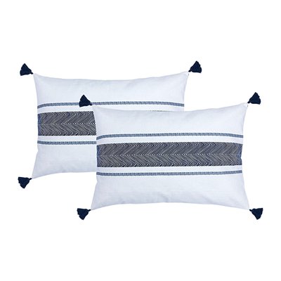 Lot de 2 housses de coussin coton ALENTEJO FEBRONIE