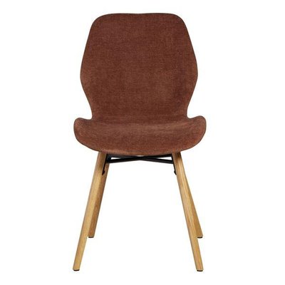 Chaise en tissu soft touch bleu foncé KERI ZAGO