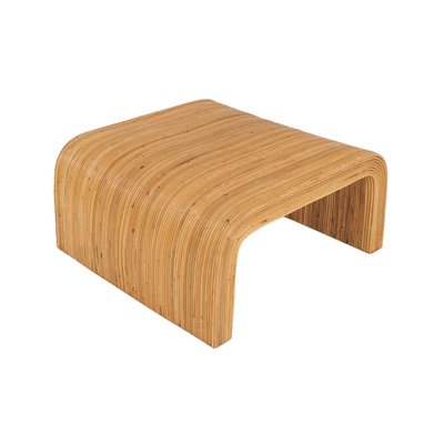 Table basse carrée rotin naturel BAYA SWEEEK