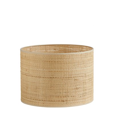 Abat-jour cylindrique raphia - Diam. 35 cm BLANC D’IVOIRE