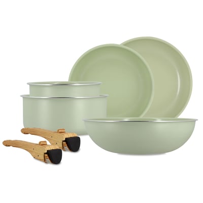 Batterie de cuisine 7 pièces, COLORAMA MENASTYL