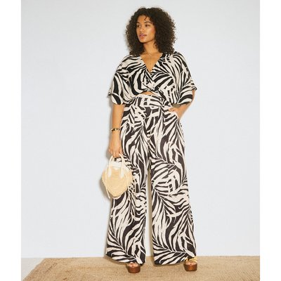 Pantalon large imprimé Jeanne ALMÉ