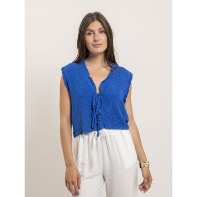 Blouse Sans Manches Smocke Ozakia DONA LISA