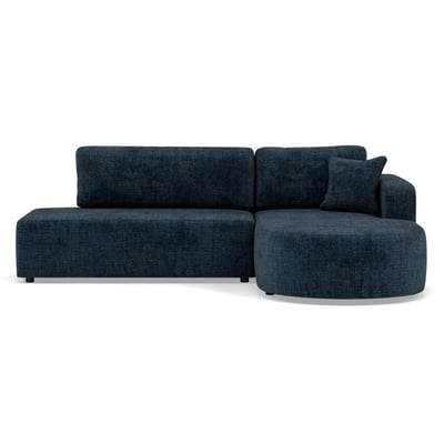 Canapé angle droit convertible velours texturé, MIRO BEST MOBILIER