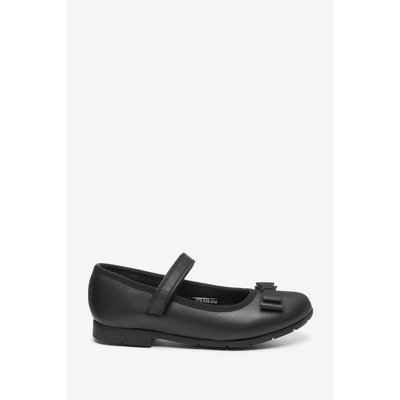 Ballerines en cuir avec nœud pointure étroite NEXT