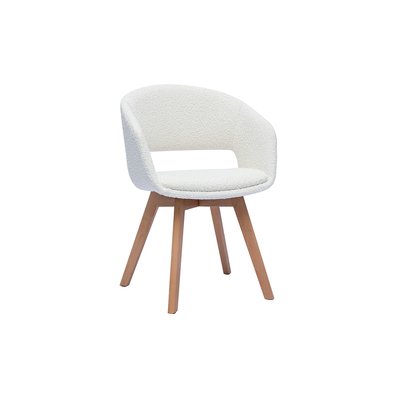 Chaise scandinave pieds bois clair PRISMA MILIBOO