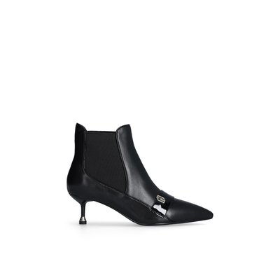 Bottines en cuir à talon bas LIU JO