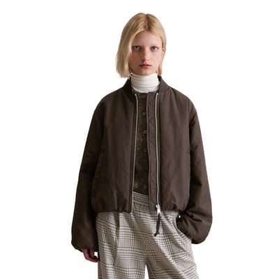 Blouson style aviateur relaxed cropped en polyester recyclé MARC O’POLO DENIM