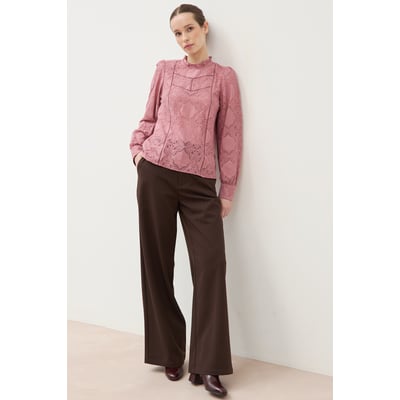 Pantalon large taille haute fluide BONOBO