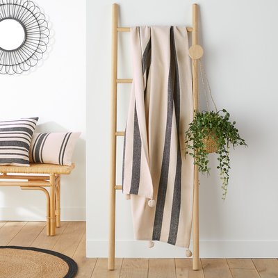 Plaid rayé coton, Minille LA REDOUTE INTERIEURS