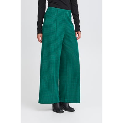 Pantalon à jambes larges, taille haute ICHI