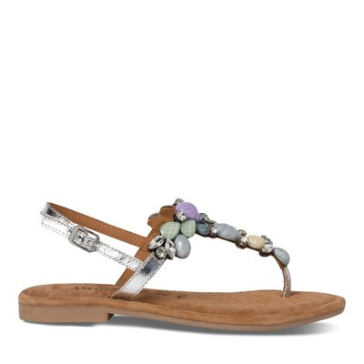 Sandales talon bleu ciel La Redoute