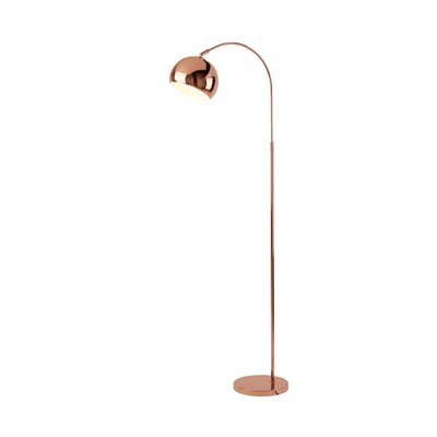 140cm Copper Finish Curve Arch Floor Lamp SO'HOME