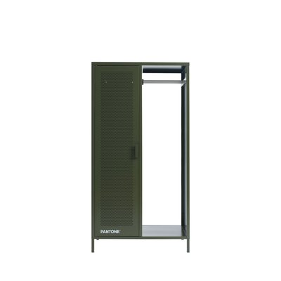 Vestiaire d'entrée 1 porte en métal PANTONE H145cm - Nino DRAWER
