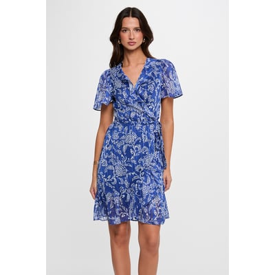 Robe courte col v MORGAN