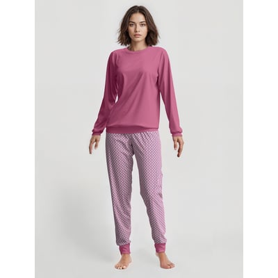 Pyjama avec bords élastiques manches longues Coton COTTON SPECIAL CALIDA