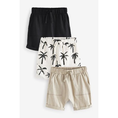 Shorts en jersey légers imprimés, lot de 3 NEXT