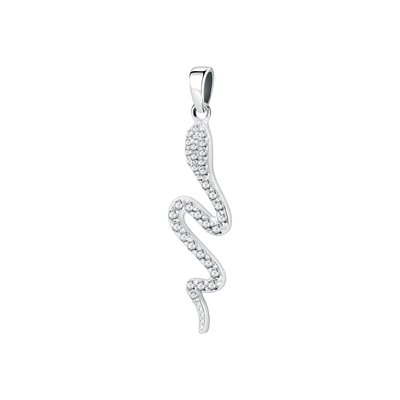 Pendentif en argent 925 et oxyde de zirconium CLEOR