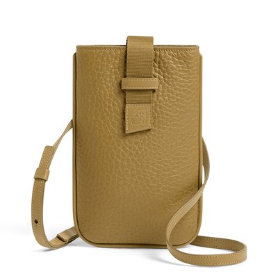 Etui téléphone Noah en cuir grain buffle et cuir lisse LE TANNEUR