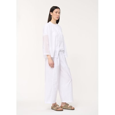 Pantalon bleu marine large en coton HUMILITY
