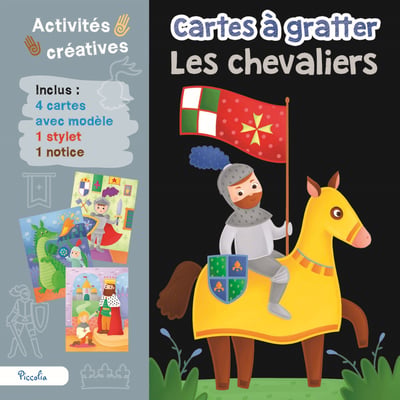 Cartes à gratter Les chevaliers PICCOLIA EDITIONS