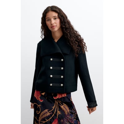 Manteau court en laine DESIGUAL