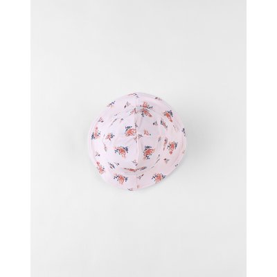 Chapeau réversible à imprimés fleuri, clair/teracotta NOUKIE'S
