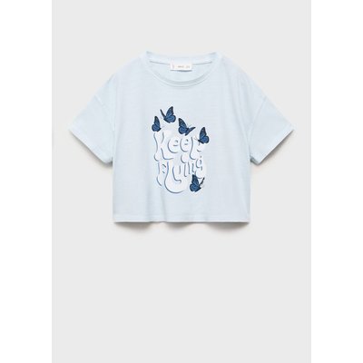 T-shirt crop imprimé MANGO KIDS