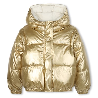Chemise en duvet réversible avec capuche BOSS KIDSWEAR