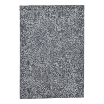 Tapis tufté main en laine vierge et viscose THEKO