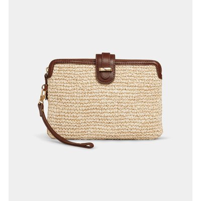 Pochette Franky En Toile Et Cuir GALERIES LAFAYETTE