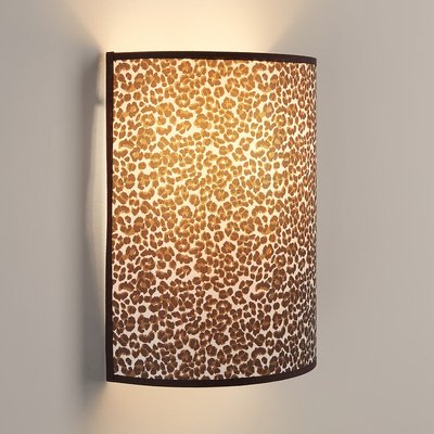 Katoenen wandlamp met luipaardprint Aretha LA REDOUTE INTERIEURS