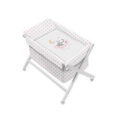 Berceau en X   Panda   Nuage   Rose INTERBABY
