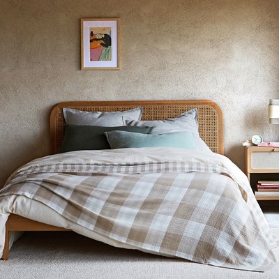 Geruite beddensprei in tetra, Calix LA REDOUTE INTERIEURS