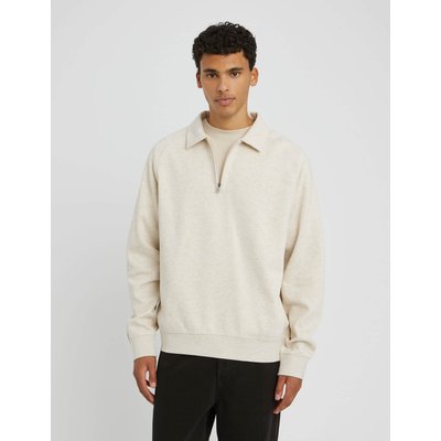 Sweat col polo zippé BZB