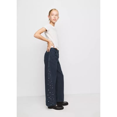 Jean style jupe-culotte strass MANGO KIDS