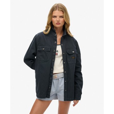 Surchemise style workwear oversize en toile SUPERDRY