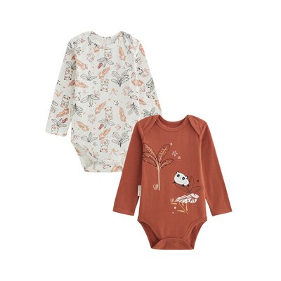 Lot de 2 bodies bébé manches longues Maloueg PETIT BEGUIN