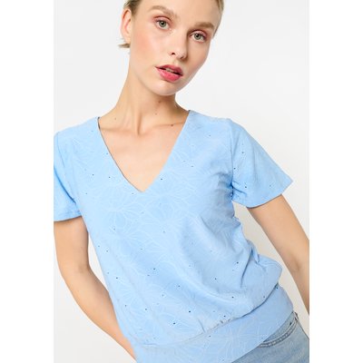 T-shirt brodé romantique LOLALIZA