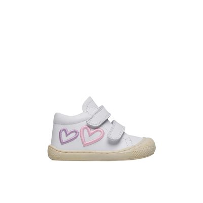 Chaussures premiers pas en cuir avec couer GLOW VL NATURINO