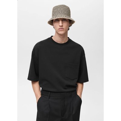 T-shirt oversize poche MANGO MAN