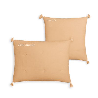 Housse coussin gaze de coton personnalisée Kumla LA REDOUTE INTERIEURS