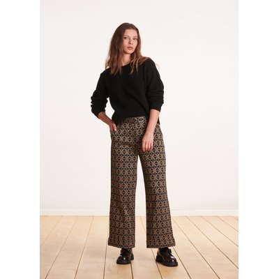 Pantalon droit doré LA FEE MARABOUTEE