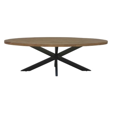 Table à manger ovale en bois de manguier 240 cm FULTON PIER IMPORT