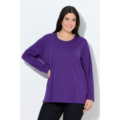 T-shirt décontracté à col rond et manches ULLA POPKEN